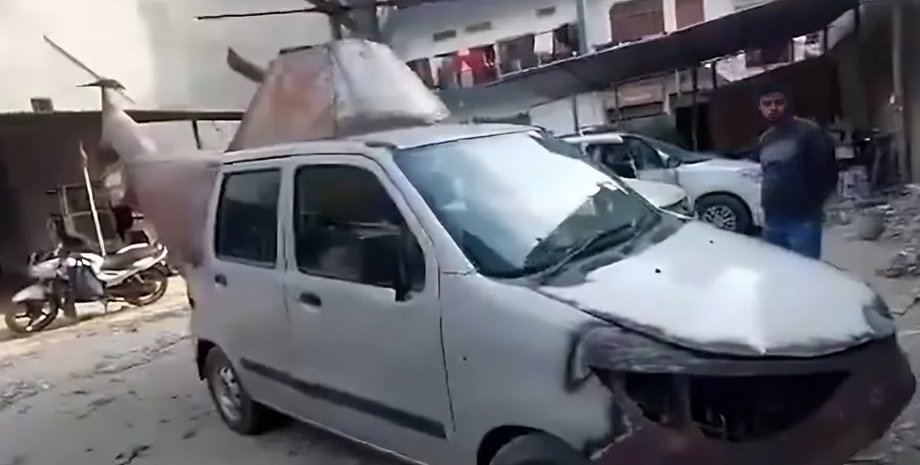 Мужчина сделал из машины подобие вертолета, машина, автомобиль, подобие вертолета, конфисковали авто, подработка на свадьбе