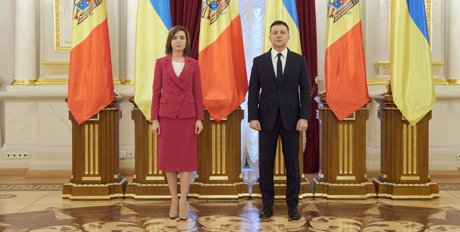 зеленский, санду, встреча, автомагистраль, кишинев, молдова