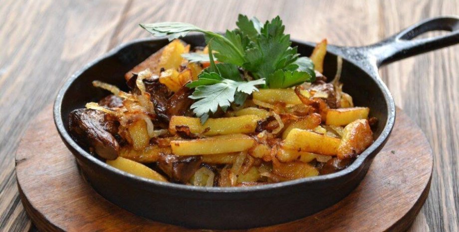 Жареная картошка Жареная картошка, Жареная картошка рецепт, Жареная картошка как приготовить