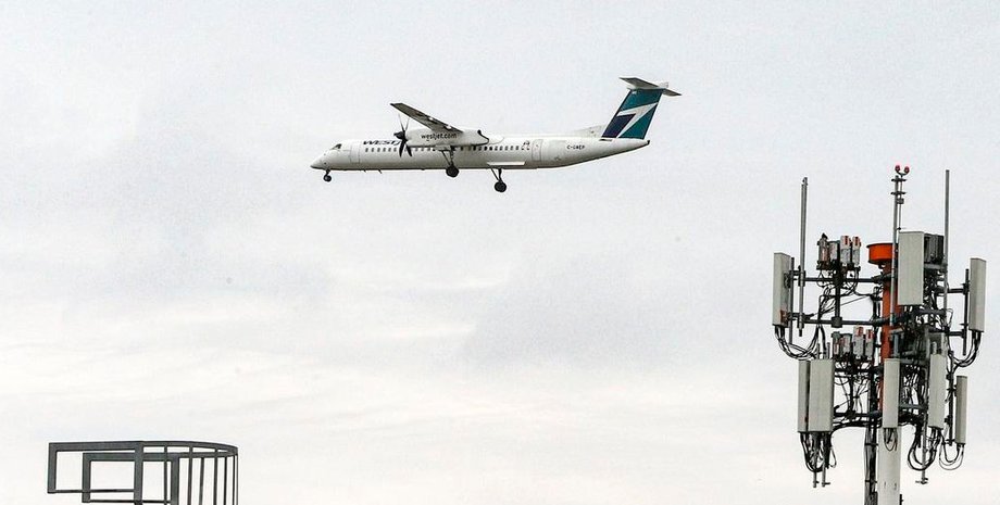 Cамолет, мобильная связь, 5G