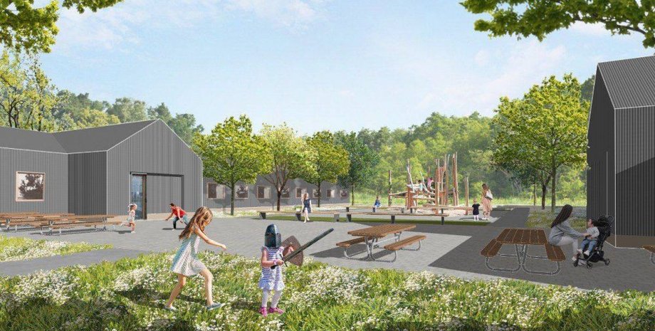 во львовые построят временные домики, временное жилье, андрий садовый, красный крест во львовые, дома для беременных женщин