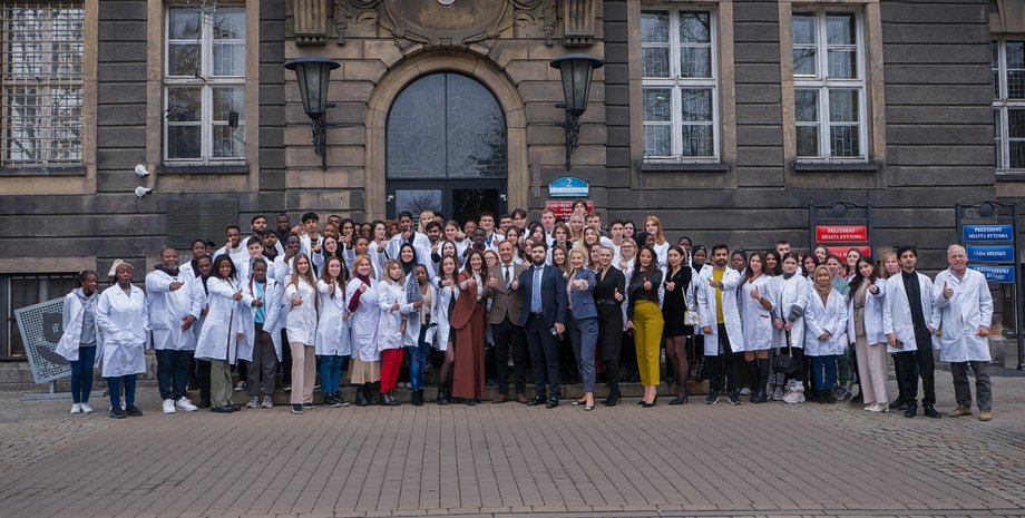 Посвята в студенти КМУ (Польський кампус. жовтень 2022)