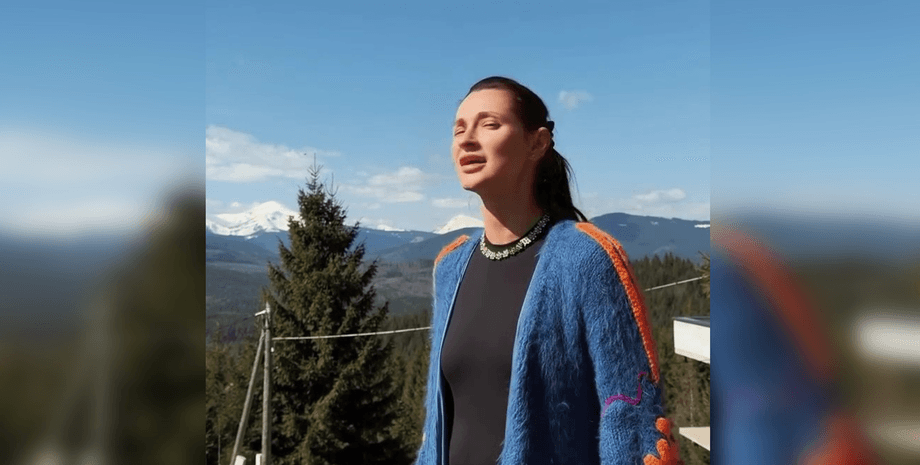 Співачка Tayanna, в горах