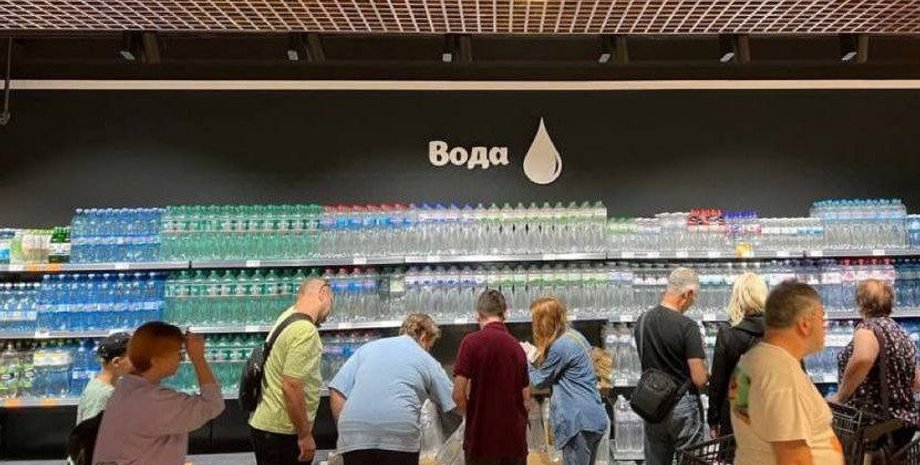 вода в кривом роге, кривой рог очереди, очередь за водой