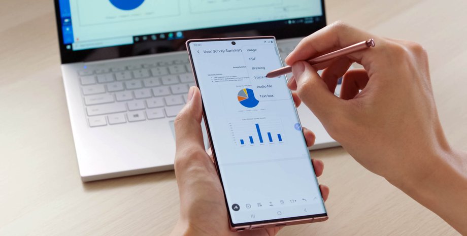 фирменное приложение samsung для заметок