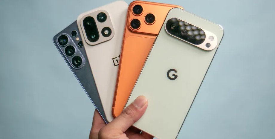 Флагмани Samsung Galaxy, OnePlus, iPhone та Google Pixel