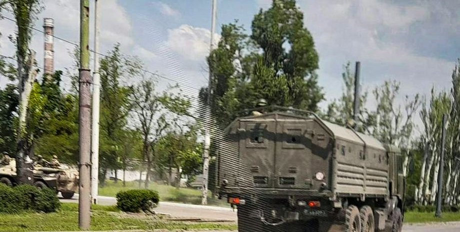 Вантажівка ЗС РФ, Вантажівка окупантів, Вантажівка російських окупантів, Вантажівка російських військових, Вантажівка військових РФ