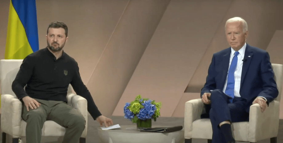 Володимир Зеленський і Джо Байден