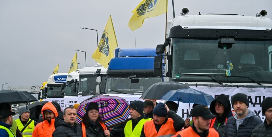 Перевізники, Україна, Польща, акція, мітинг, кордони, страйк, фото