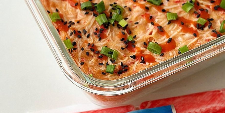 суши-торт, кулинарные рецепты