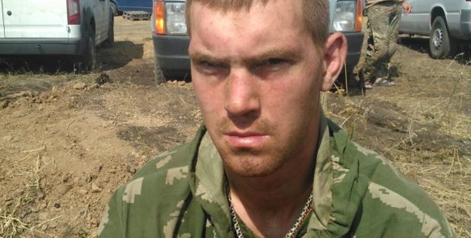 Задержанный российский десантник