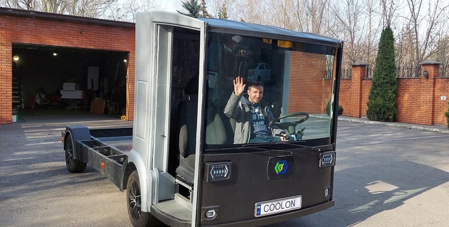 Электрогрузовик CoolOn, украинский электрогрузовик  CoolOn, украинский электромобиль  CoolOn