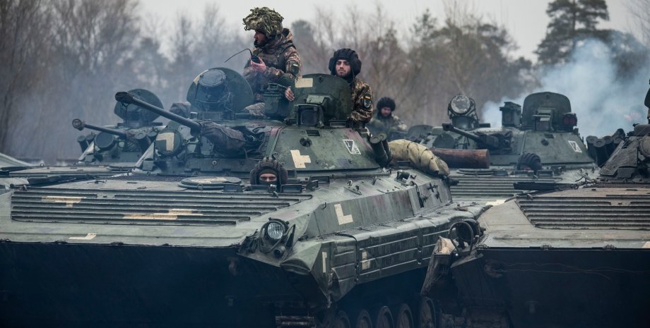 украинская броня на марше