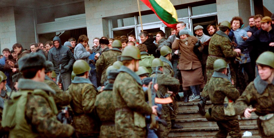 зіткнення у Вільнюсі, Вільнюс 1991, перебудова