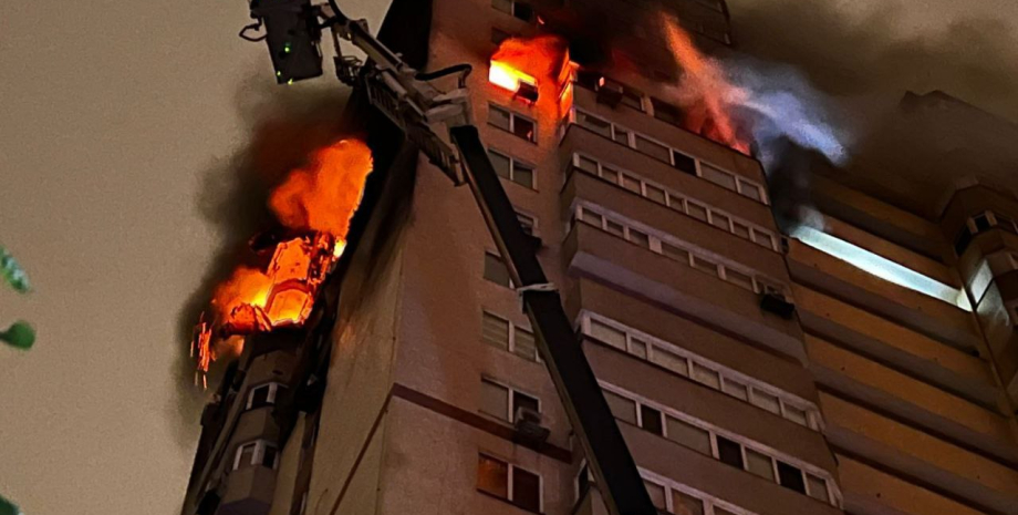 Результаты атаки ВС РФ атака БпЛА, атака дронов, атака дронов на Киев,