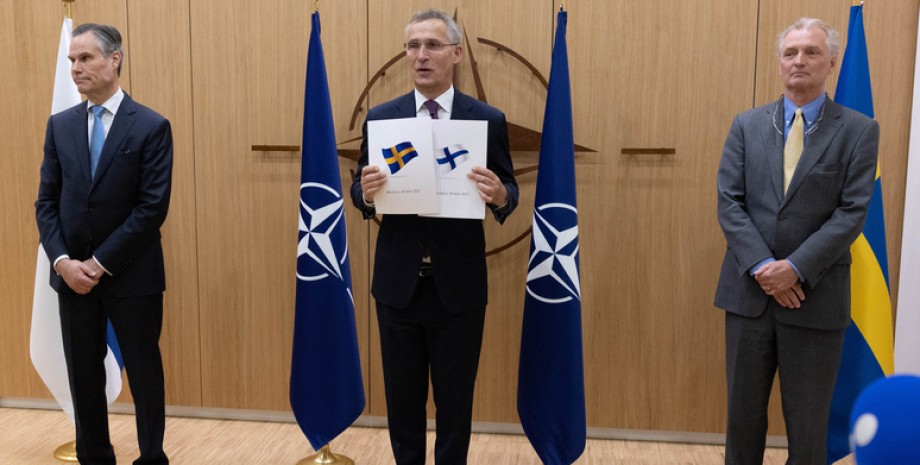 границы НАТО и России , нато швеция финляндия, вступление в нато финляндии и швеции,