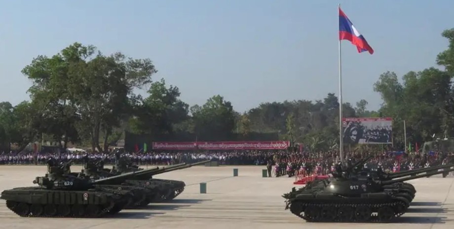 Танки Народной армии Лаоса танки Т-72 Лаос