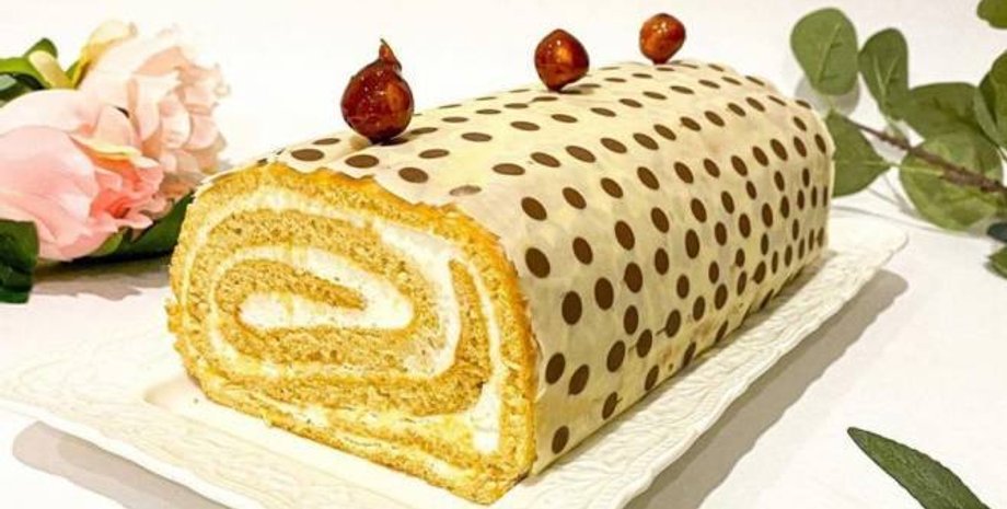 медовик, рулет медовик