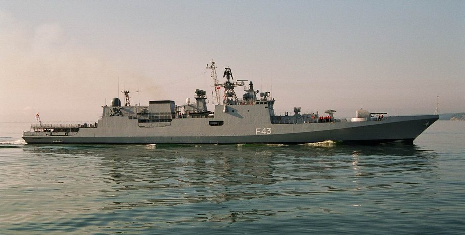 Корабль проекта 11356  / Фото пресс-службы Минобороны Литвы