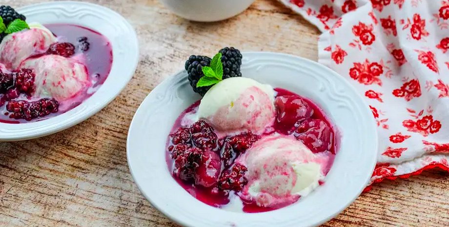 Черничные клецки, черничный десерт, черника, рецепт