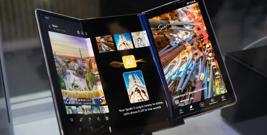 Samsung Trifold складні смартфони Samsung