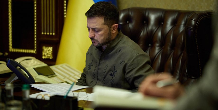 Президент України, Володимир Зеленський, банкова, київ, кабінет, офіс