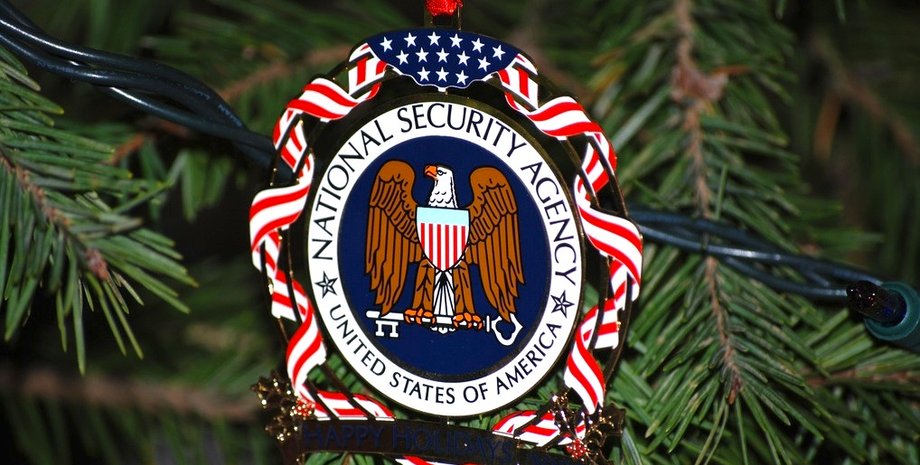 Агентство національної безпеки, АНБ, різдвяна прикраса, шпигунська прикраса