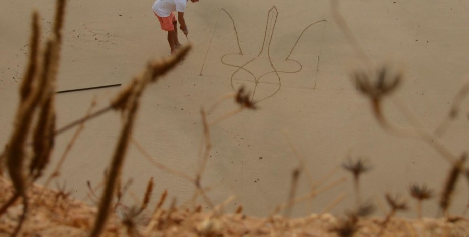 Мистецтво, культура, картина на піску, робота на піску, художник по піску, пісок, Португалія, Вітор Рапозо, Рапозо