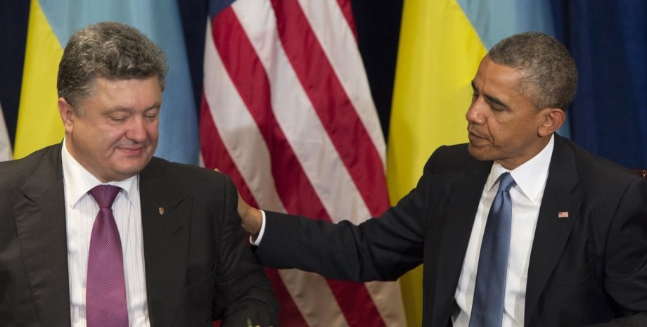 Президент США Барак Обама и президент Украины Петр Порошенко / Фото: sharij.net