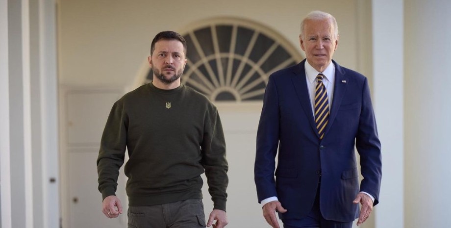 Владимир Зеленский и Джо Байден Владимир Зеленский, Джо Байден, США, война в Украине