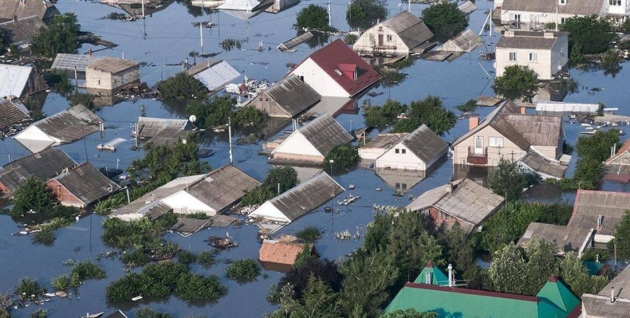 Херсонська область, Каховська ГЕС, затоплення будинків, підрив Каховської ГЕС, ситуація в Херсонській області