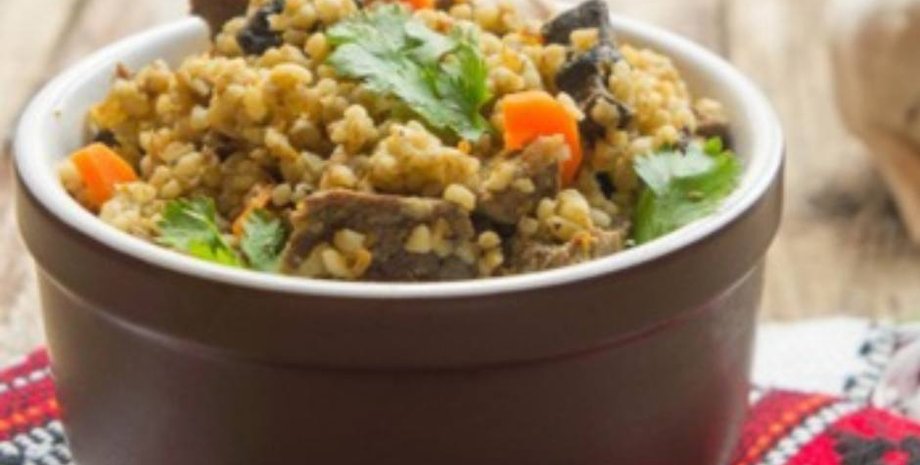 булгур, булгур с курицей и грибами