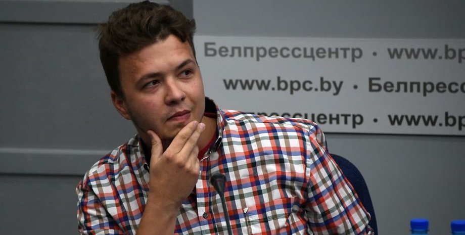 Роман Протасевич, задержанный