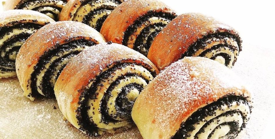 Маковые булочки, булочки с маком, маковея, маковея рецепт, маковая начинка рецепт, вкусные булочки