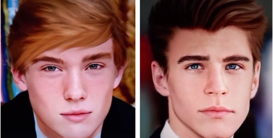 коллаж, Дональд Трамп, Джо Байден, редактирование фото