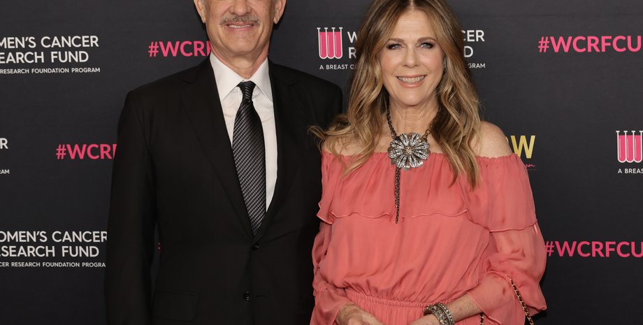 Том Хэнкс и Рита Уилсон, жена тома хэнкса, рита уилсон рак, беверли-хиллз, дети тома хэнкса, красная дорожка