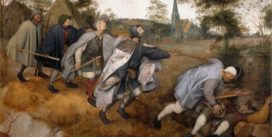 "Притча о слепых", Питер Брейгель Старший (1568)