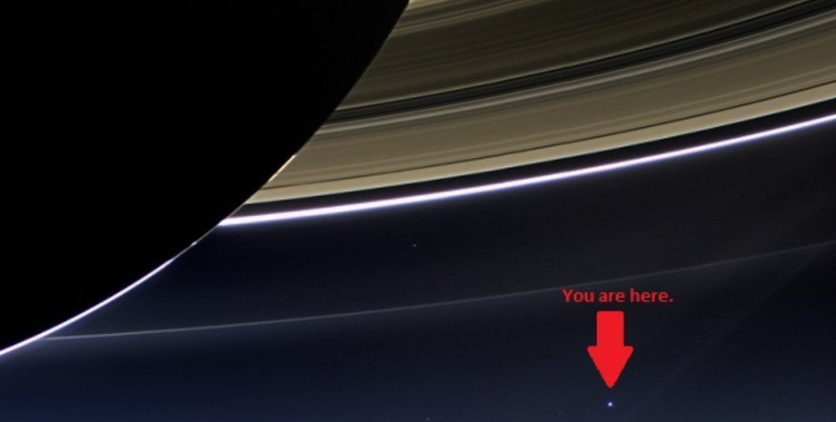 Земля з космосу Сатурн День коли Земля посміхнулася