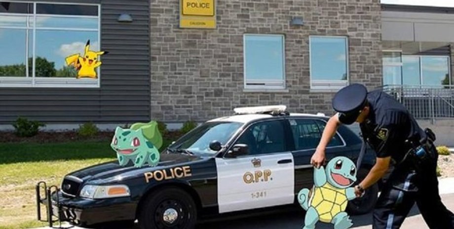 США, покемоны, Pokemon Go, патрульные, копы