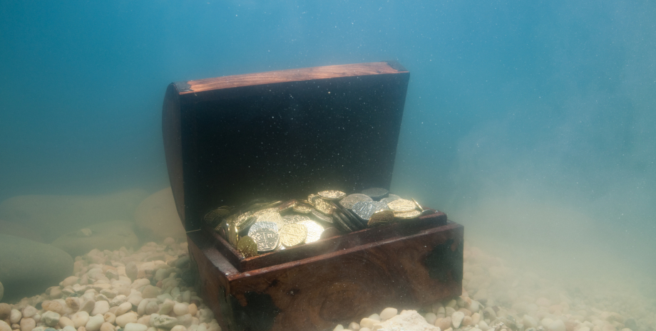 затонувший корабль, подводные клады, подводная археология, клады на дне моря