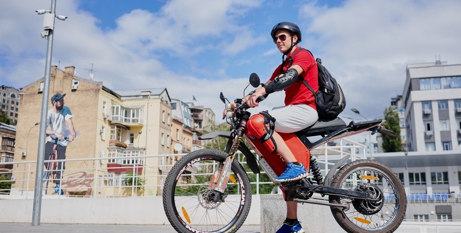 Электрический велосипед электробайк