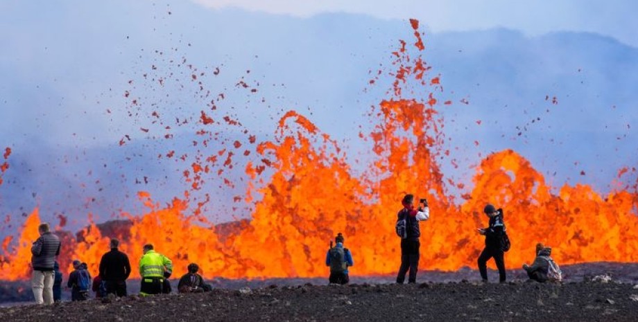 вулкан в ісландії, виверження вулкана в ісландії