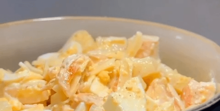 салат с курицей