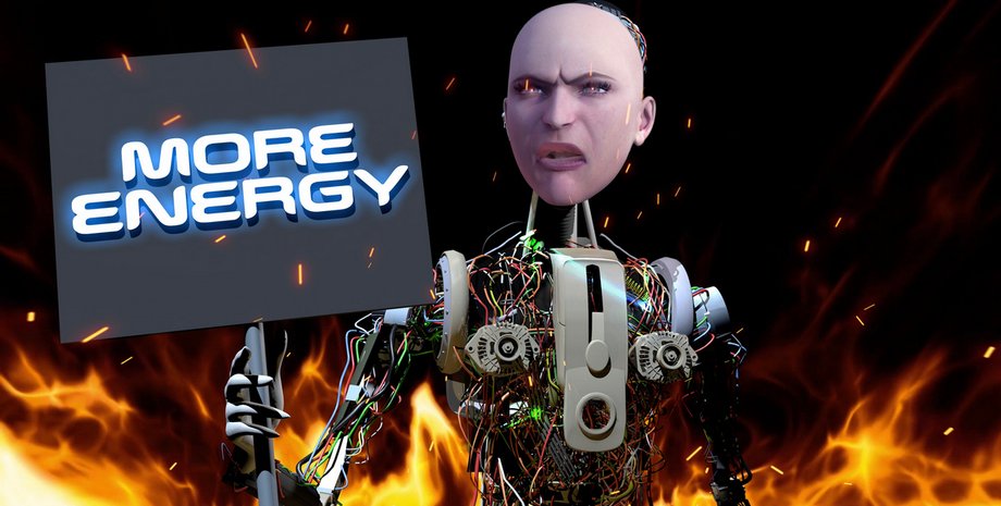 ИИ, искусственный интеллект, электричество