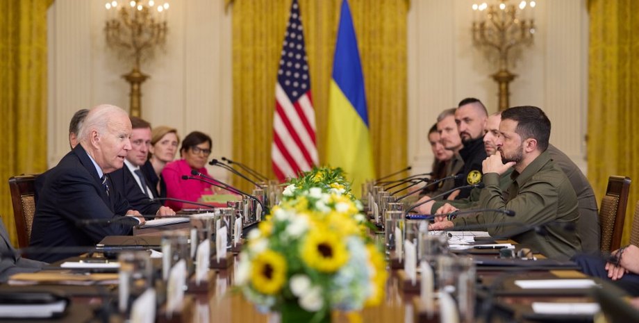 Владимир Зеленский, Джо Байден, президент Украины, президент США, российское вторжение, дальнобойные ракеты, переговоры