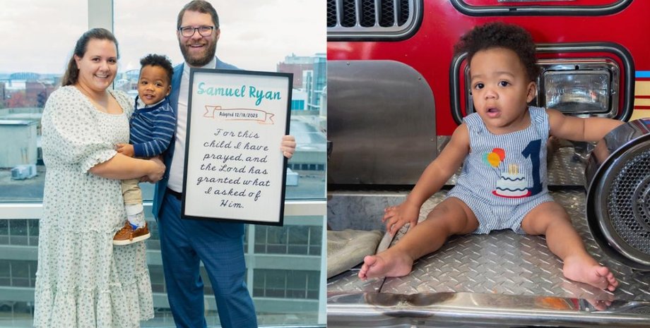 Семья усыновила брошенного мальчика, младенец, дети, приемная семья, бросили ребенка, ребенок в коробке, трогательная записка