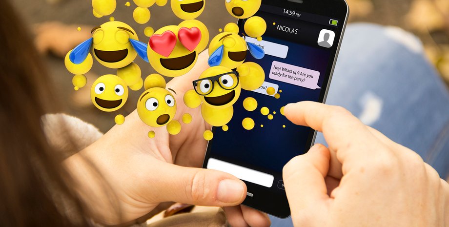 мессенджер, смайлики