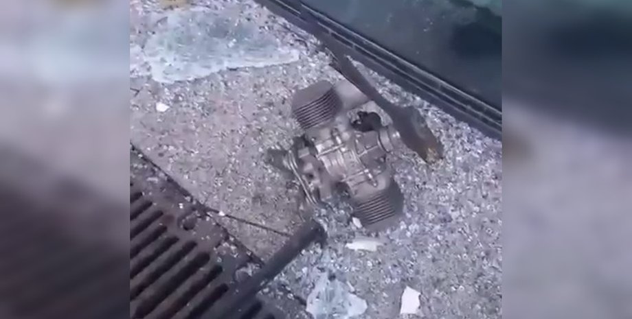 БПЛА, обломки БПЛА, атака БПЛА, атака БПЛА по Москве