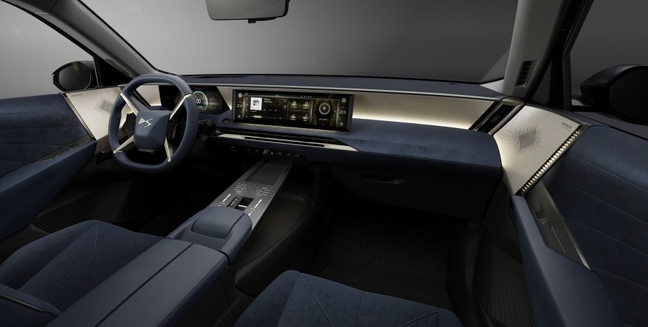 салон DS 8 салон DS 8, электромобиль DS, DS N°8, новый DS N°8, новый DS N°8