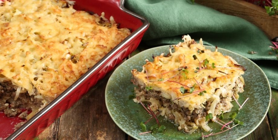 Запеканка из фарша и капусты Запеканка из фарша и капусты, ленивые голубцы, капуста рецепт